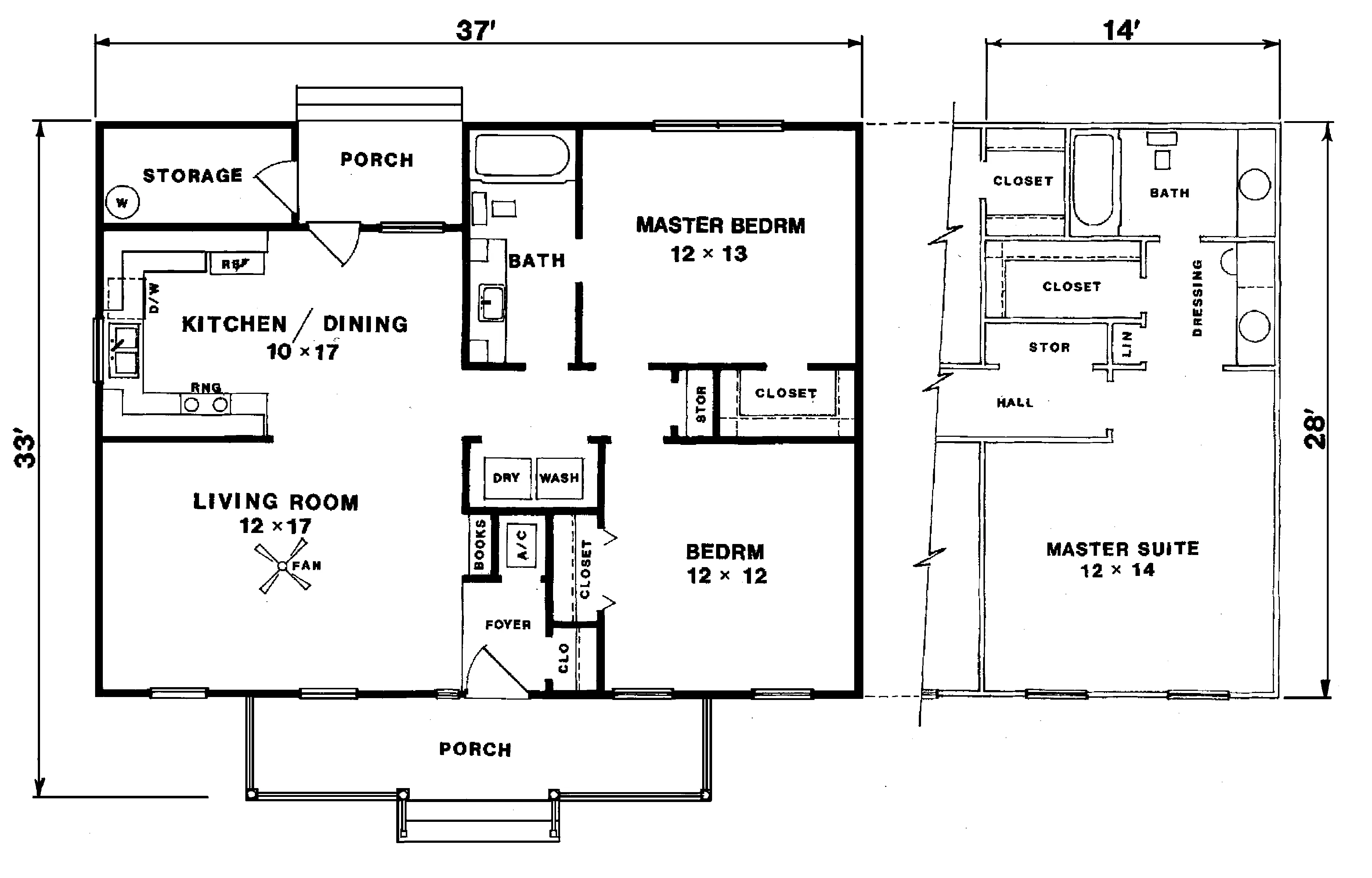 Country House Plan First Floor - Griffin Place Victorian Home 069D-0001 - Search House Plans and More