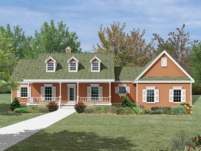 Country Style Home With New England Style Influence