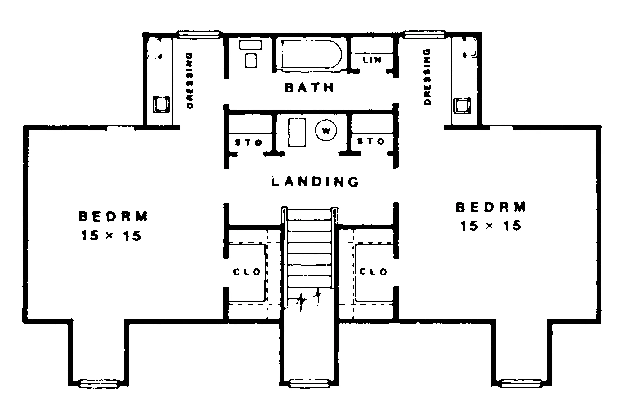 Country House Plan Second Floor - Amber Meadows Country Home 069D-0024 - Search House Plans and More