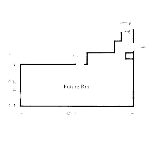 Colonial House Plan Second Floor - Bethel Manor Country Home 069D-0025 - Search House Plans and More