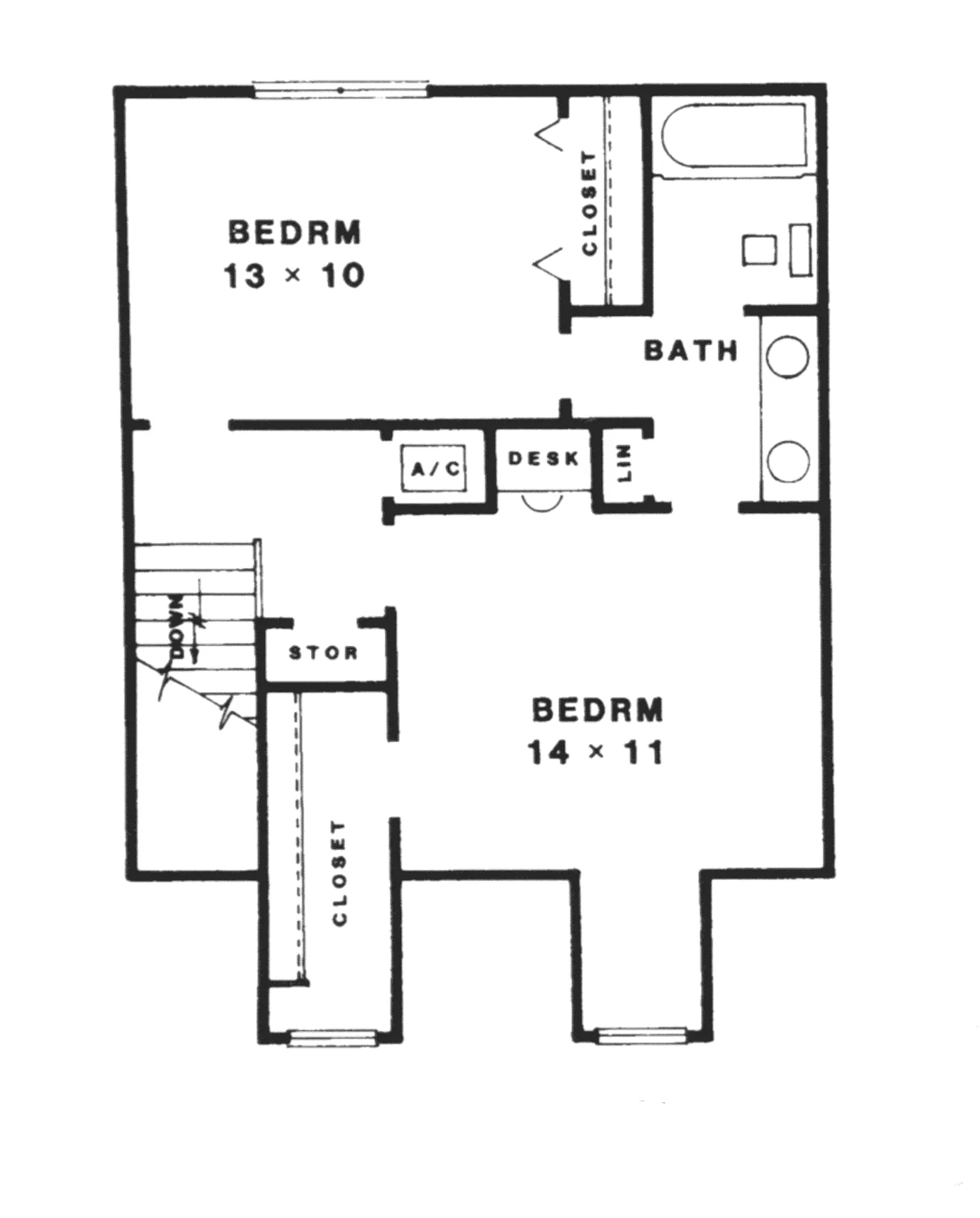 Country House Plan Second Floor - Naomi Hill Cape Cod Home 069D-0047 - Shop House Plans and More