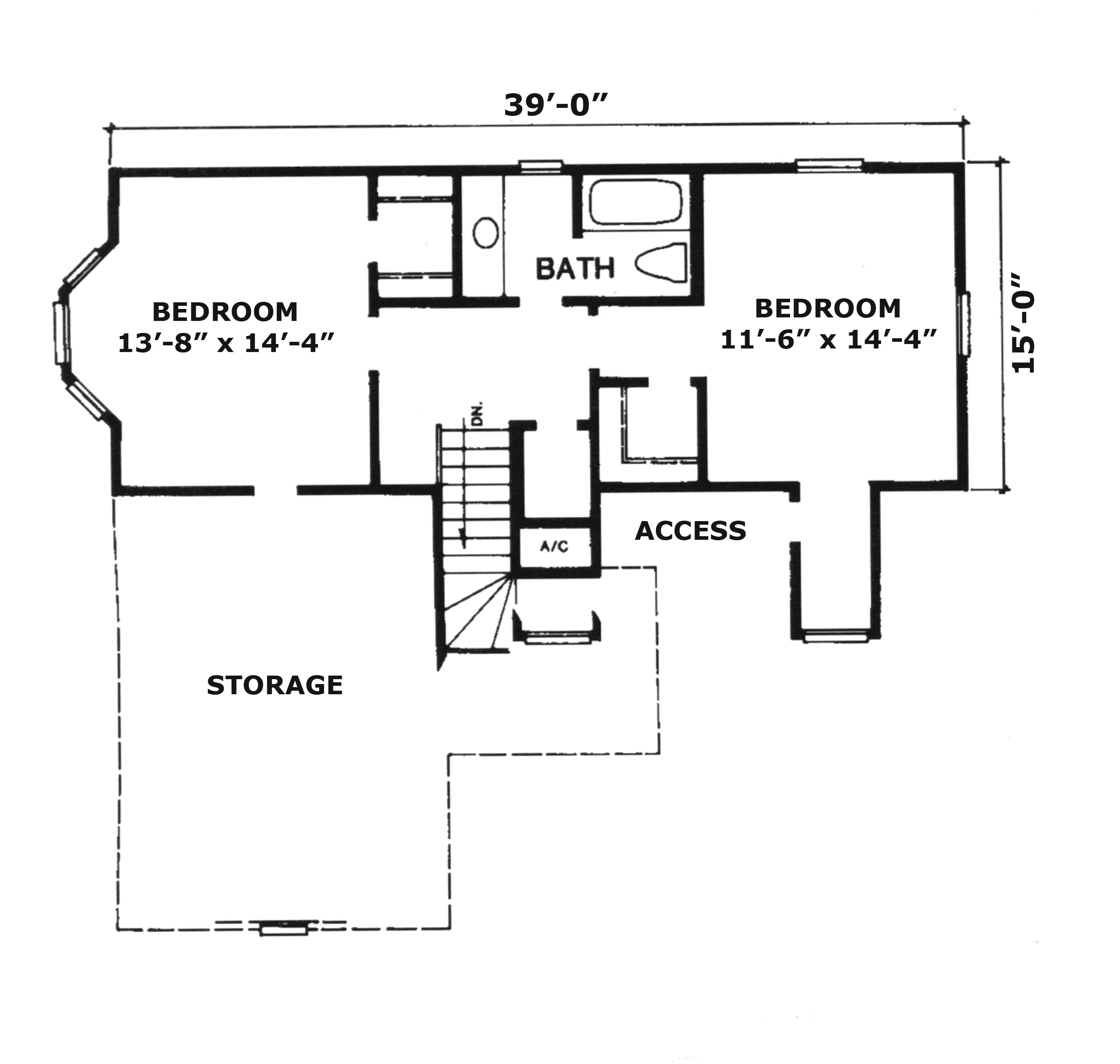 Country House Plan Second Floor - Briarcliff Point Cape Cod Home 069D-0056 - Search House Plans and More