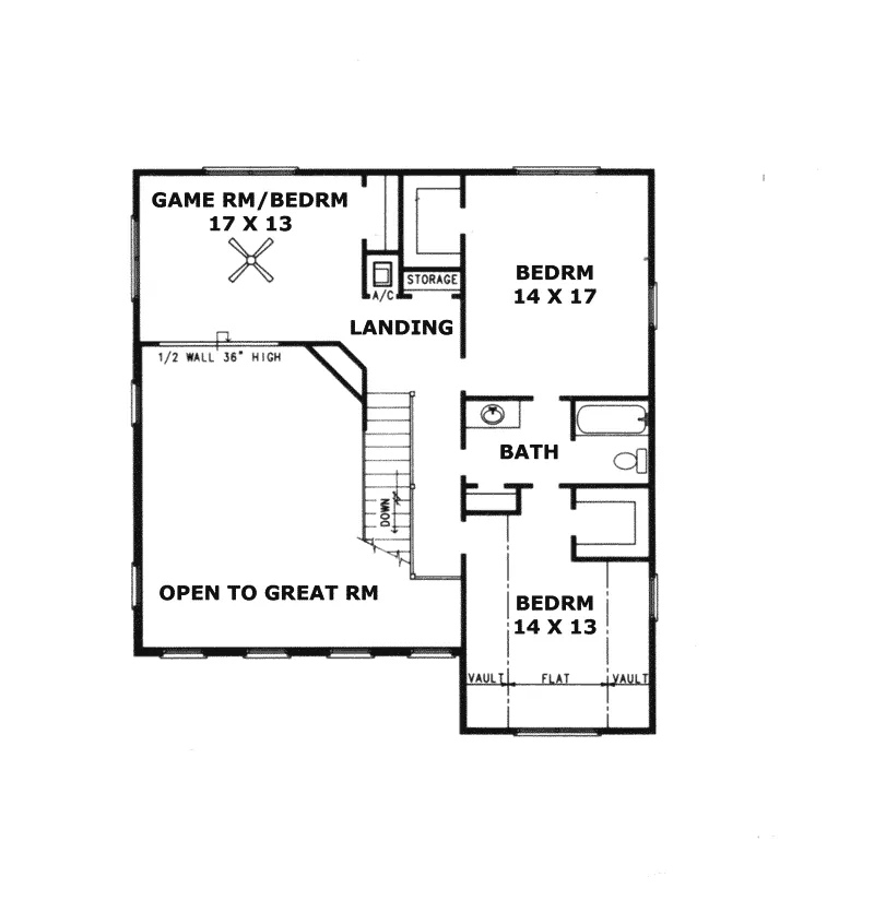 Country House Plan Second Floor - Palmer Place Country Farmhouse 069D-0074 - Shop House Plans and More