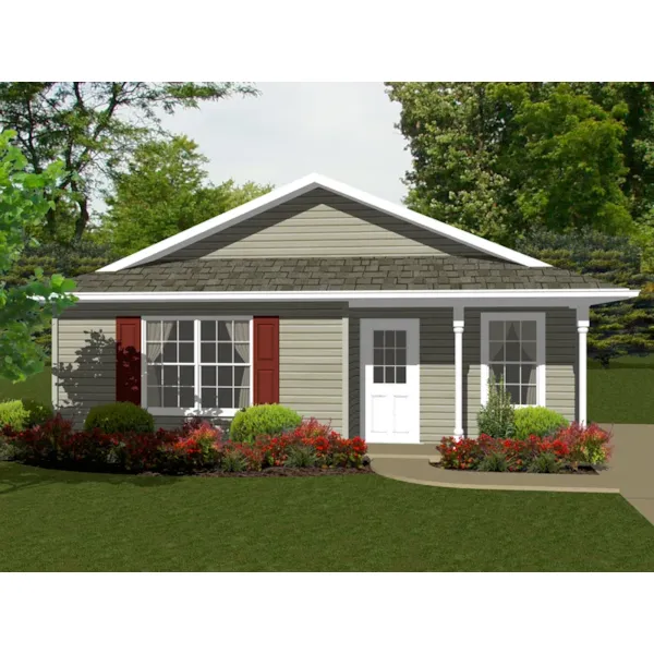 Vacation House Plan Front of Home - Lancelot Cove Cottage Home 069D-0105 - Shop House Plans and More