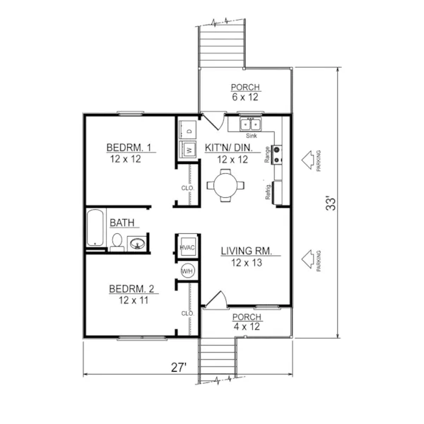 Southern House Plan First Floor - Grand Isle Coastal Cottage Home 069D-0106 - Search House Plans and More