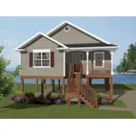 Traditional House Plan Front of House 069D-0108