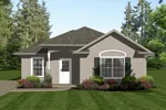 Traditional House Plan Front of Home - Maple Brook Sunbelt Home 069D-0109 - Shop House Plans and More
