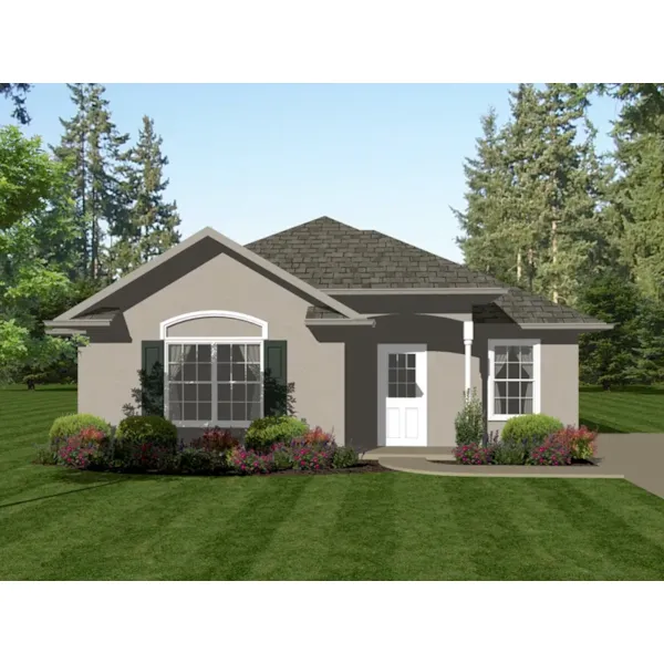 Florida House Plan Front of Home - Maple Brook Sunbelt Home 069D-0109 - Shop House Plans and More