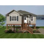 Lake House Plan Front of House 069D-0110