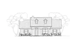 Farmhouse Plan Front of Home - Marilyn Place Ranch Home 069D-0113 - Shop House Plans and More