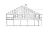 Beach & Coastal House Plan Left Elevation - Talani Beach Vacation Home 069D-0116 - Shop House Plans and More