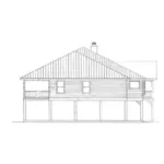 Ranch House Plan Left Elevation - Talani Beach Vacation Home 069D-0116 - Shop House Plans and More