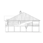 Ranch House Plan Right Elevation - Talani Beach Vacation Home 069D-0116 - Shop House Plans and More