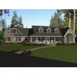 Ranch House Plan Front of House 069D-0123