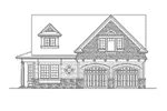 Southern House Plan Right Elevation - McCormack Spring Stylish Home 071D-0012 - Shop House Plans and More