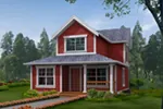 Country House Plan Front Image - Lyndale Country Home 071D-0013 - Shop House Plans and More