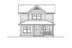 Craftsman House Plan Front Elevation - Lyndale Country Home 071D-0013 - Shop House Plans and More