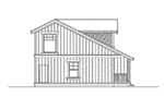 Traditional House Plan Left Elevation - Rhapsody Country Bungalow Home 071D-0014 - Shop House Plans and More