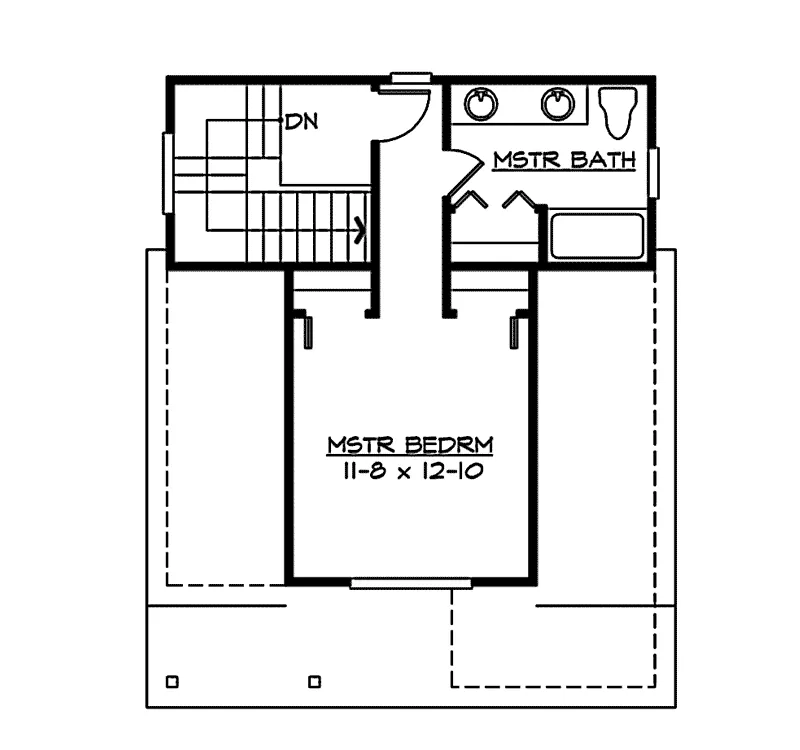 Country House Plan Second Floor - Provost Country Home 071D-0015 - Shop House Plans and More