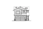 Tudor House Plan Front Elevation - Foxhollow Narrow Lot Home 071D-0016 - Search House Plans and More