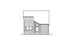 Tudor House Plan Rear Elevation - Foxhollow Narrow Lot Home 071D-0016 - Search House Plans and More