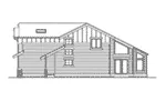 Tudor House Plan Right Elevation - Foxhollow Narrow Lot Home 071D-0016 - Search House Plans and More