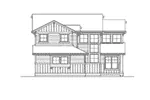 Contemporary House Plan Front Elevation - Embury Craftsman Home 071D-0020 - Search House Plans and More