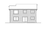 Tudor House Plan Rear Elevation - Embury Craftsman Home 071D-0020 - Search House Plans and More