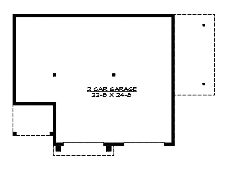 Modern House Plan Lower Level Floor - Friedens Narrow Lot Home 071D-0023 - Search House Plans and More