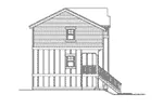 Lowcountry House Plan Left Elevation - Orion Way Narrow Lot Home 071D-0024 - Shop House Plans and More