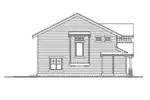 Craftsman House Plan Left Elevation - Moonrise Lake Traditional Home 071D-0025 - Shop House Plans and More