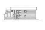 Traditional House Plan Right Elevation - Winding Brook Narrow Lot Home 071D-0026 - Shop House Plans and More