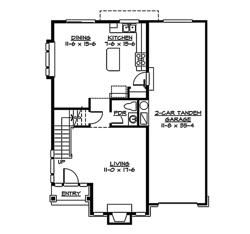 Country House Plan First Floor - Welford European Home 071D-0027 - Shop House Plans and More