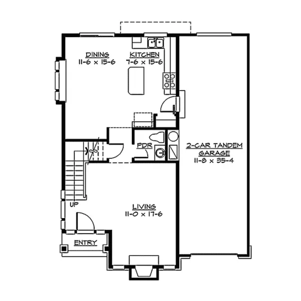 Country House Plan First Floor - Welford European Home 071D-0027 - Shop House Plans and More