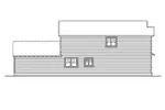 Shingle House Plan Left Elevation - Starboard Traditional Home 071D-0028 - Shop House Plans and More