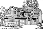 Country House Plan Front Image of House - Emerald Bend Craftsman Home 071D-0031 - Search House Plans and More