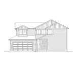 Traditional House Plan Right Elevation - Emerald Bend Craftsman Home 071D-0031 - Search House Plans and More