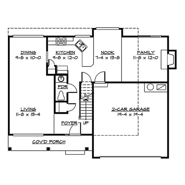 Southern House Plan First Floor - La Hache Colonial Home 071D-0032 - Shop House Plans and More