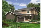 Traditional House Plan Rear Photo 01 - Lyndover Country Home 071D-0033 - Shop House Plans and More