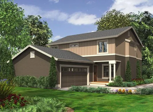 Traditional House Plan Side View Photo - Lyndover Country Home 071D-0033 - Shop House Plans and More