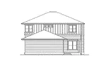 Country House Plan Rear Elevation - Sherman Park Contemporary Home 071D-0034 - Shop House Plans and More