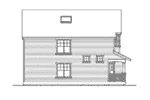 Craftsman House Plan Left Elevation - Oak Grove Bluffs Craftsman Home 071D-0035 - Shop House Plans and More