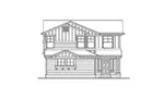 Modern House Plan Front Elevation - Owen Sounds Contemporary Home 071D-0037 - Shop House Plans and More
