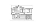 Traditional House Plan Front Elevation - Owen Sounds Contemporary Home 071D-0037 - Shop House Plans and More