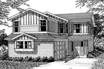 Modern House Plan Front Image of House - Owen Sounds Contemporary Home 071D-0037 - Shop House Plans and More