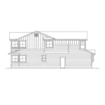 Traditional House Plan Left Elevation - Owen Sounds Contemporary Home 071D-0037 - Shop House Plans and More