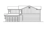 Modern House Plan Right Elevation - Owen Sounds Contemporary Home 071D-0037 - Shop House Plans and More