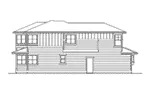 Tudor House Plan Left Elevation - Pelican Bay Contemporary Home 071D-0038 - Shop House Plans and More