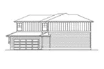 Tudor House Plan Right Elevation - Pelican Bay Contemporary Home 071D-0038 - Shop House Plans and More