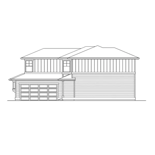 Modern House Plan Right Elevation - Pelican Bay Contemporary Home 071D-0038 - Shop House Plans and More